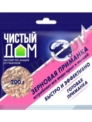 "Чистый дом" зерновая приманка от крыс и мышей (200 г.) - фото