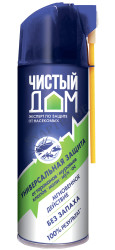 "ЧИСТЫЙ ДОМ" АЭРОЗОЛЬ СУПЕР С ТРУБКОЙ-РАСПЫЛИТЕЛЕМ (400 МЛ.) - фото