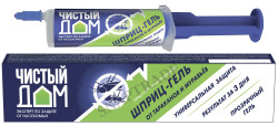 "Чистый дом" Шприц-гель от садовых и домашних муравьев и тараканов (шприц 20 мл.) - фото